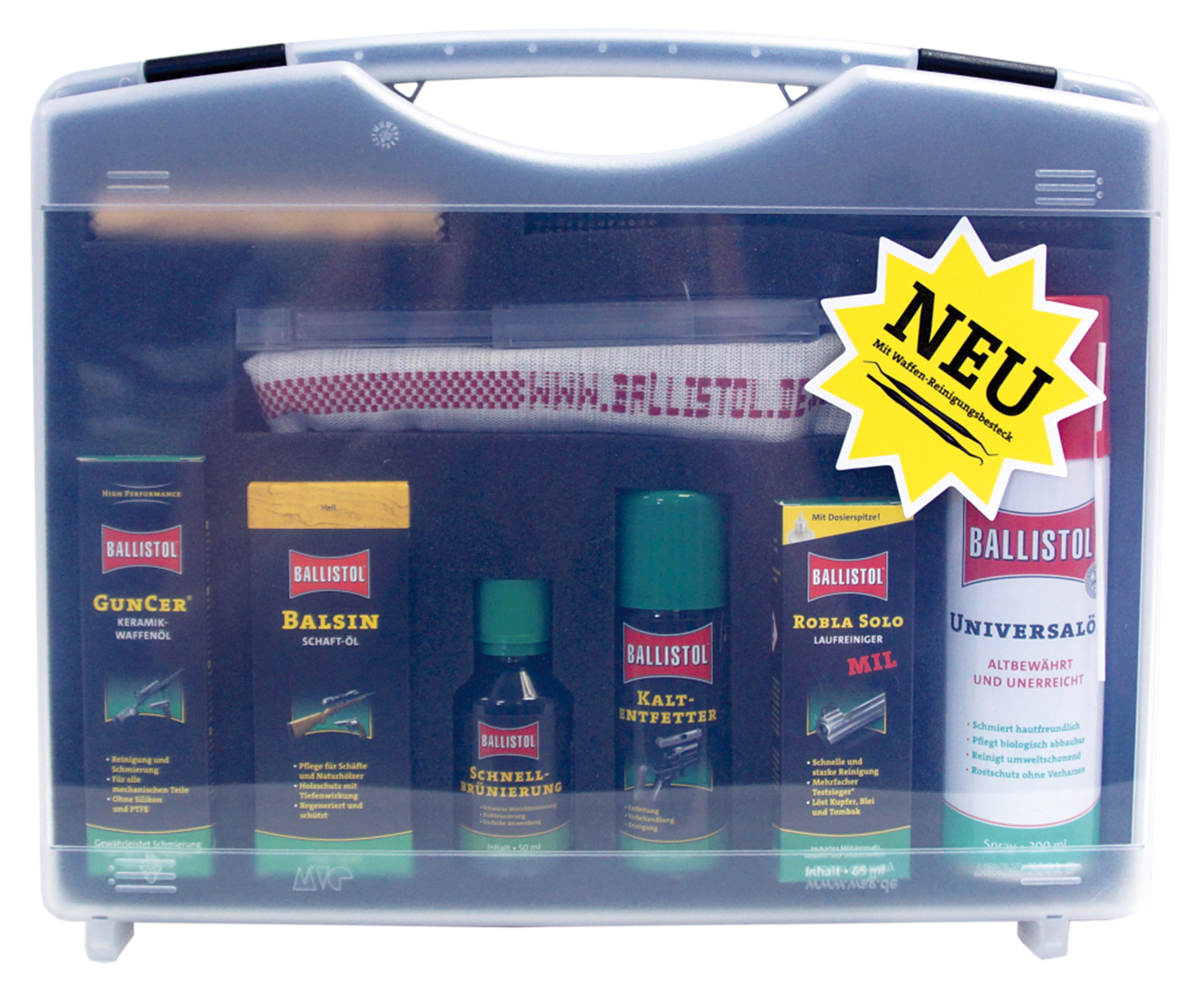 BALLISTOL Waffenpflegeset 12 teilig