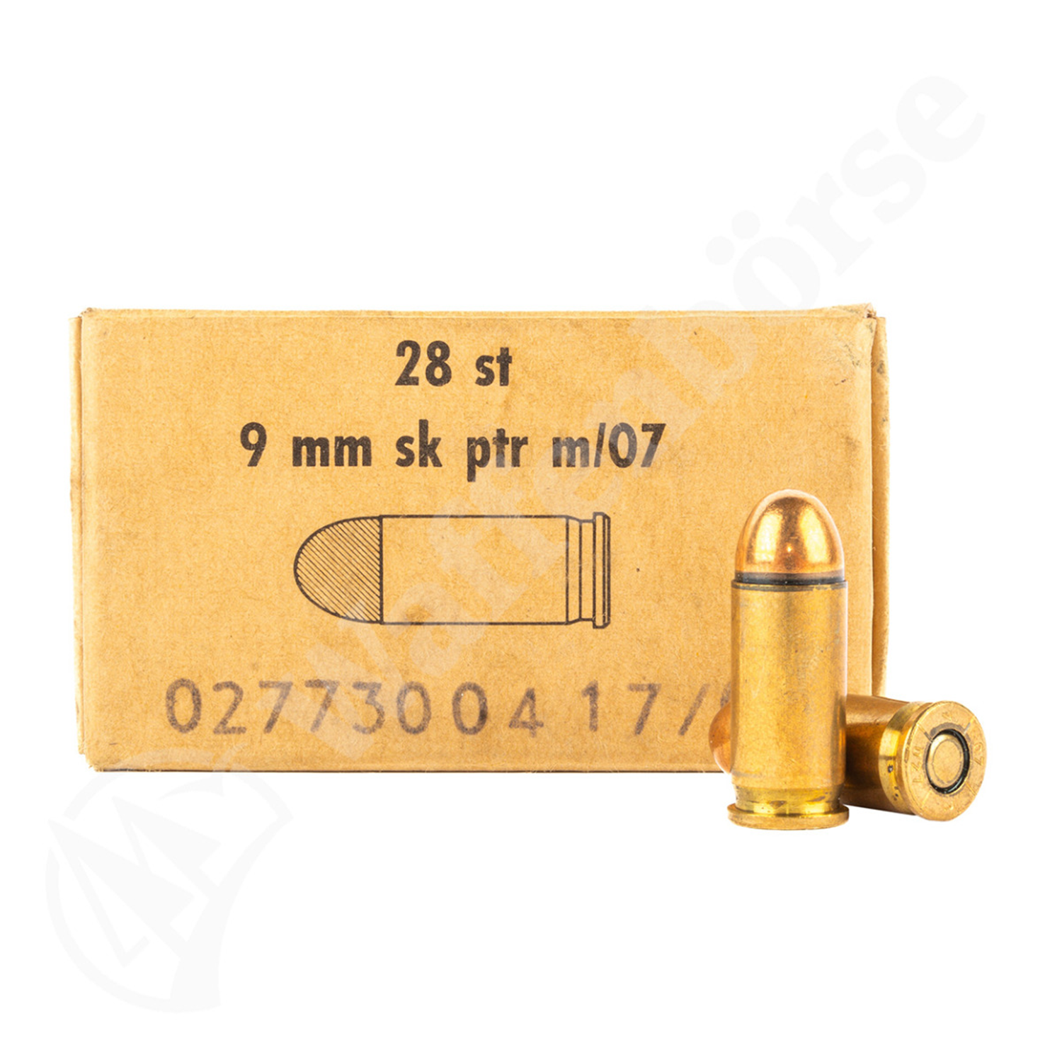 SCHWEDISCHE 9mm browning long FMJ