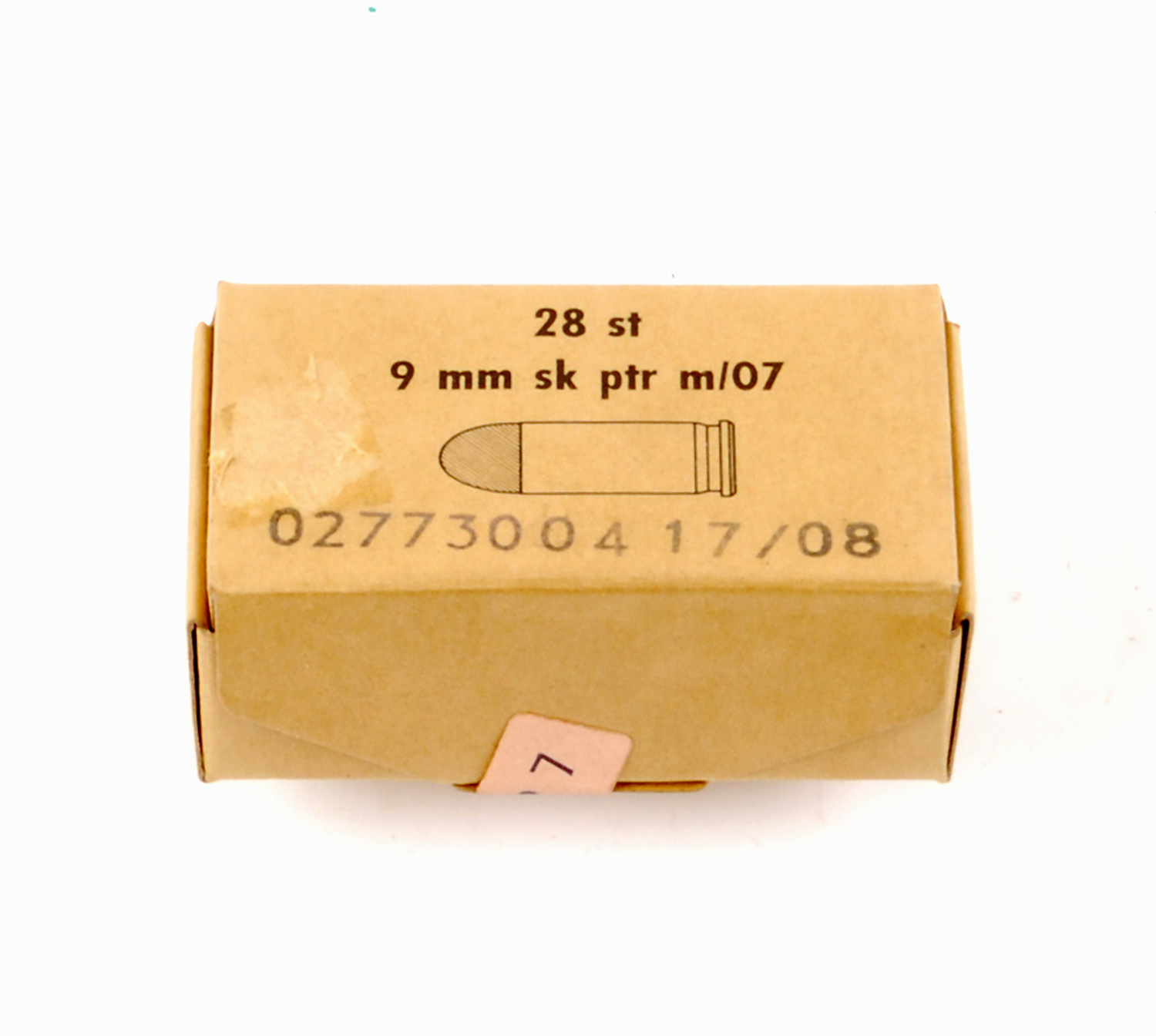 SCHWEDISCHE 9mm browning long FMJ