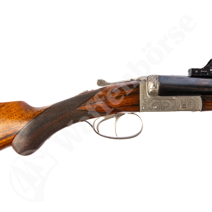 Belgische Doppelflinte mit Doctersight II 12/70