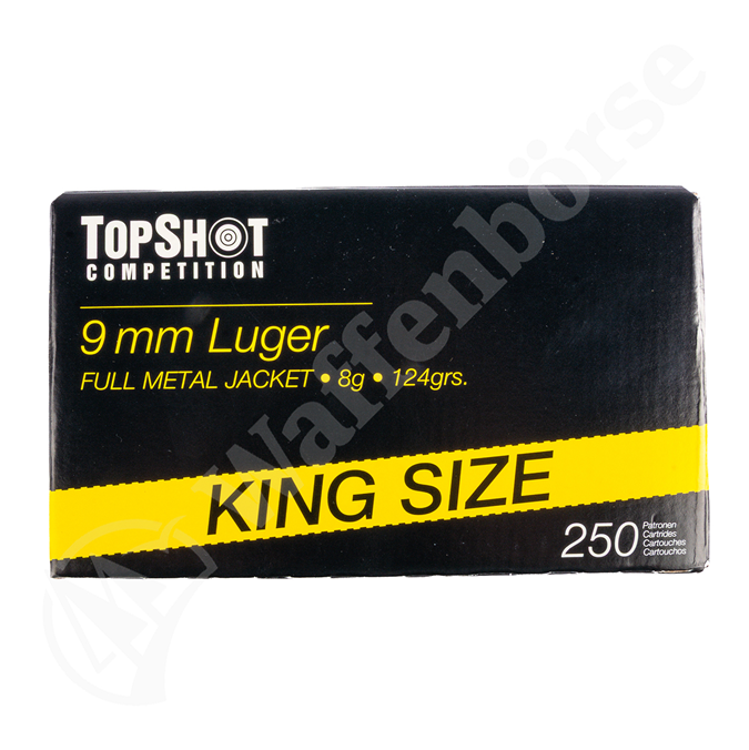 TOPSHOT Kingsize 9mm Luger/ Para VM 8,0g/124grain / 250er Pack