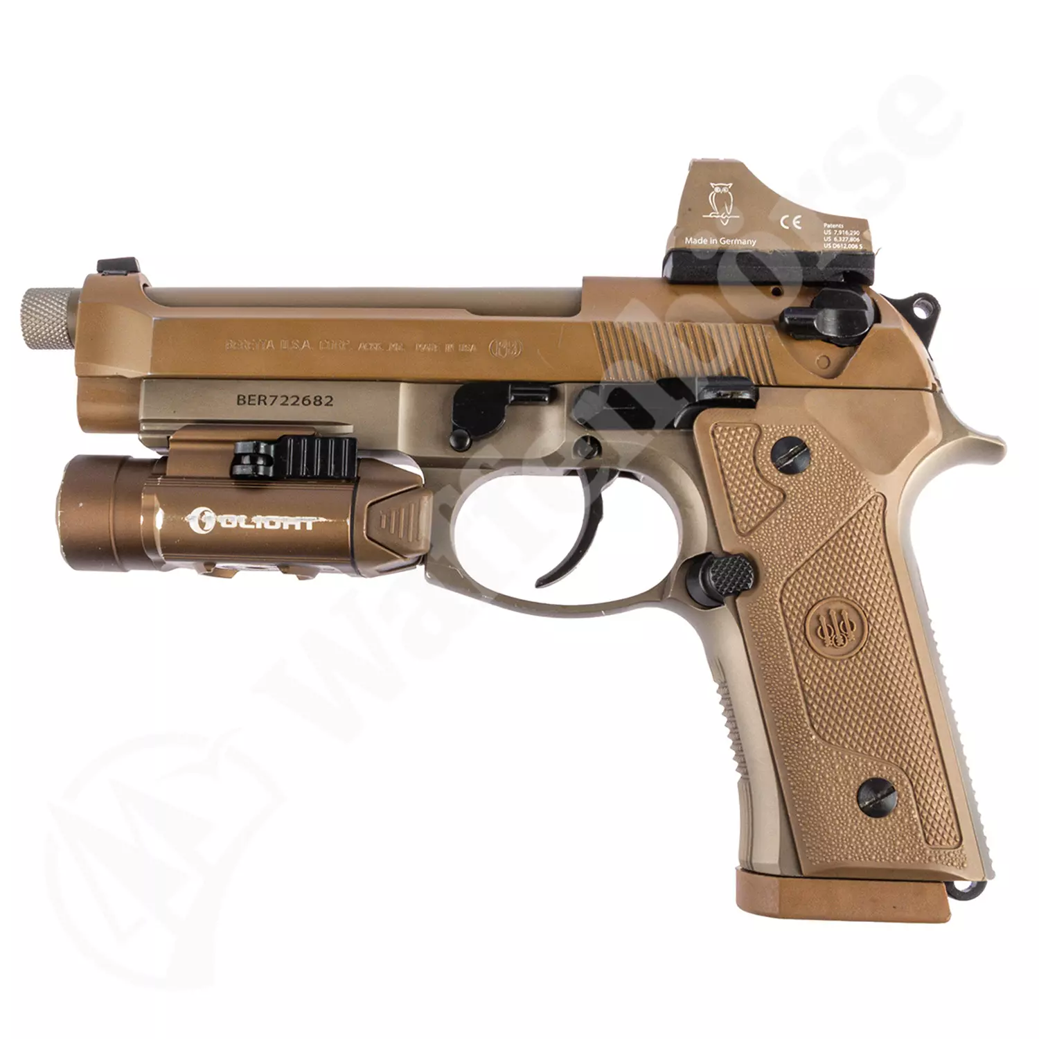Beretta M9A3 FDE 9mm para